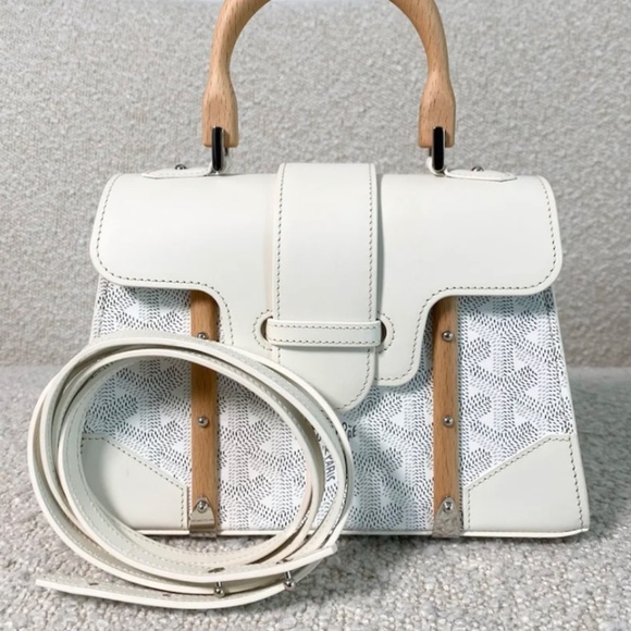 Authentic GOYARD Goyardine Structure Mini Saigon White - Picture 2 of 15